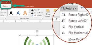 All online & for free! Microsoft Office Tutorials Rotate Or Flip A Text Box Shape Wordart Or Picture