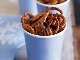 Crisp And Spicy Snack Mix Recipe Recipe Snack Mix Recipes Snacks Healthy Snack Mix