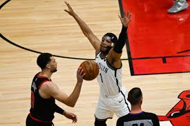 He got the typical responses. Broken Nose Doesn T Stop Nets Bruce Brown Report Door