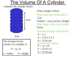 Mathematics is a lot more than just addition or subtraction. Formula Of Cross Sectional Area Of Cylinder