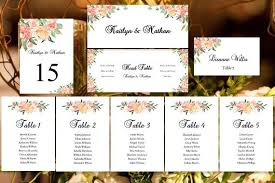 Wedding Seating Chart Template Printable Poster Plan