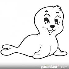 Dibujo De Una Foca Para Colorear E Imprimir Dibujos De Animales Dibujos Animales Del Oceano