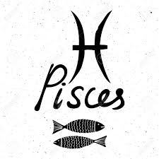 Pisces Zodiac Hand Drawing Sign For Horoscope Usable For Mystic Royalty Free Cliparts Vectors And Stock Illustration Image 120131835