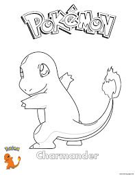 Coloring pages energynder page impressive images highest quality. Charmander Pokemon Coloring Pages Printable