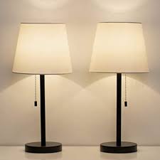 Tremendous living room lamps amazon trond led gooseneck. Haitral Bedside Table Lamps Set Of 2 Black And White Modern Desk Lamps For Bedroom Dorm Living Room Office 20 Inch H Amazon Com