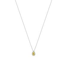 Hold the phone at arm's length and take a selfie. Aura Fancy Yellow Pear Shaped Diamond Pendant De Beers Uk