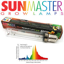 600 watt grow light bulb. Sunmaster 600w Dual Spectrum Hps Flowering Grow Lamp Bulb 600 Watt Hydroponics 639713674163 Ebay