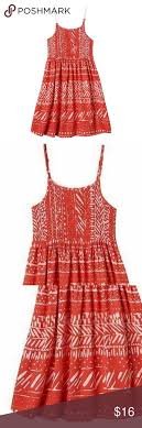 Mudd Smocked Sundress Top Skater Dash Girl 8 10 Nwt Girls Smocked Top Girls Casual Dresses Kids Fashion Girl
