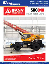 Src840 Bigge Crane And Rigging