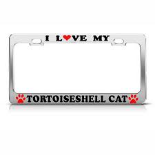 400 x 300 jpeg 17 кб. Tortoiseshell Cat License Plate Frame Tag Holder Mostosydestilados Cl