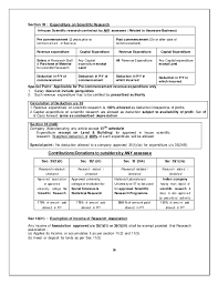 Income Tax Summary