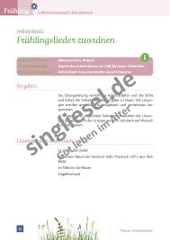 Gedächtnistraining für erwachsene und senioren 50plus zum gratis download. Fruhlingslieder Fur Senioren Zum Ausdrucken