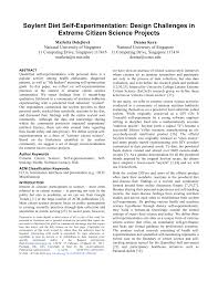 7 ingredient whole food mix. Pdf Soylent Diet Self Experimentation Design Challenges In Extreme Citizen Science Projects