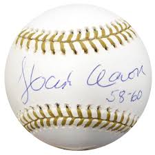 But those numbers were incredible. Hank Aaron Autographed Signed Official Gold Glove Baseball Atlanta Braves 58 60 Psa Dna Authentic
