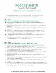 Today's top 1,000+ financial analyst jobs in south africa. Risk Analyst Resume Samples Qwikresume