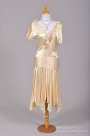 1920 Drop Waist Silk Vintage Wedding Dress My Style Vintage Dresses Vintage Gowns Vintage Outfits