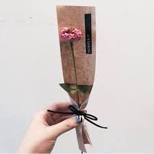 Wrapping single felt rose (easy) | cara membungkus 1 tangkai mawar flanel mudah. 40 Stunning Vaness Flowers That Are Just Perfect Single Flower Bouquet How To Wrap Flowers Flower Packaging
