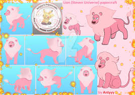 Lion (Steven Universe) papercraft by Antyyy on DeviantArt