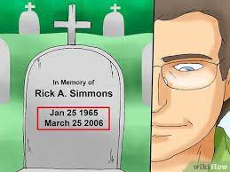 You need the name of the municipality the person lived in when the death occurred. How To Find A Person S Grave 11 Steps With Pictures Wikihow