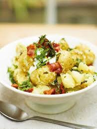 Jamie S Broken Potato Salad Potatoe Salad Recipe Jamie Oliver Recipes Salad Side Dishes