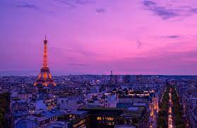 Sunset In Paris Overlooking The Eiffel Tower During Dusk By Adriano Rodrigues Adrianoink Paris Sunset Paris France Wallpaper