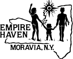 Come experience the fun, the freedom, the relaxation and friends you’re sure to make at Empire Haven! Empire Haven was founded in 1959 and is a family-oriented nudist park located in the beautiful Finger Lakes Region of New York State. Accommodations range from rental trailers to charming cabins to a variety of RV and tent camping sites, many with electric and water hook-ups. Consider what you can find here...97 scenic acres 1,600 feet above sea level, clean mountain air, a refreshing setting for a full range of leisure activities, planned activities from May through September...and lots of friendly people who share the joy of social nudism in a family environment. Our membership, the foundation of our club, includes people from a wide variety of occupations and lifestyles. They are married and single, young and old, with and without children. We are a family park and expect everyone's conduct to reflect the standards of a family campground. Parents are responsible for their children at all times.