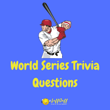 This covers everything from disney, to harry potter, and even emma stone movies, so get ready. 20 Fun Free Baseball World Series Trivia Questions Answers