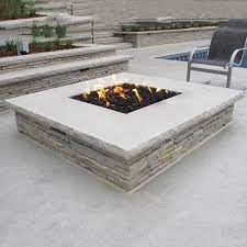 White marble like pillars support a timber frame arbor with a. How To Choose The Correct Components For Your Gas Fire Pit Project Fire Pits Direct Blog