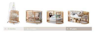 Lettino Stokke Ovale Culle Rotonde Piccole Casette Camerette