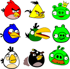 The Lady Wolf S Free Svgs Angry Birds Svgs Updated Bird Template Bird Coloring Pages Angry Birds