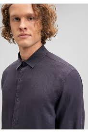 Mavi Anthracite Linen Regular Fit Shirt -0210492-80932