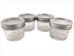 Ball, regular mouth, (4 oz) quilted crystal jelly jars, are ideal for fresh preserving recipes such as jams, jellies, sauces, mustard's and flavored . Amazon Com Mason Ball Jelly Jars 4 Oz Each Quilted Crystal Style Set Of 4 Home Kitchen