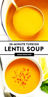 Turkish Lentil Soup Gimme Some Oven Recipe In 2020 Turkish Lentil Soup Recipe Lentil Soup Lentil Soup Recipes