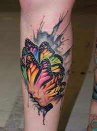 Get a free custom tattoo design quote:limited time offer (click photo) 16. 101 Colorful Tattoos Surreal Tattoo Unique Butterfly Tattoos Body Art Tattoos