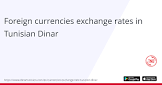 الدينار التونسي: سعر الصرف