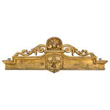 To contact the administrator click here 18th Century Irish Georgian Gold Leaf Curtain Pelmet Canopy Bed Corona For Sale At 1stdibs
