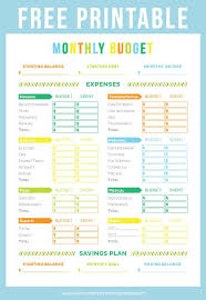 Free Printable Budget Sheet Budget Sheets Printable Budget Sheets Budget Printables