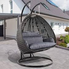 The Upgraded Ultra Comfortable Hanging Chair Features Suitable For 2 Person 2 Stands For Extra Steady And Swinging Chair Porch Swing Chair Hanging Swing Chair