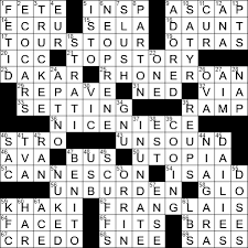 Check spelling or type a new query. La Times Crossword 17 Sep 20 Thursday Laxcrossword Com