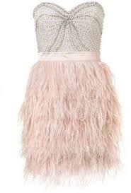 Lipsy V I P Beaded Bust Feather Skirt Dress Feather Cocktail Dress Lipsy Dresses Short Mini Dress