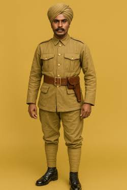 WW1 Complete uniform set of the British-Indian Soldier/Sepoy