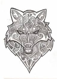 Wolf Head Tribal Celtic Wolf Tattoo Wolf Tattoos Wolf Paw Tattoos