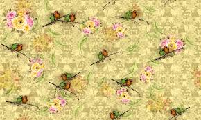 Seamless floral design with daffodil flowers for background, endless pattern.watercolor. Artstation Seamless Ethnic Digital Floral Pattern On Cream Background Eon The Art Studio Eon The Art Studio