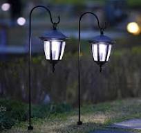 Solar Outdoor Garden Lights Hexagonal Vintage Palace Garden Lawn Landscape  Lighting Ground Plug Lights