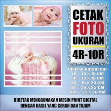 Ukuran pas foto 3×4 dalam cm. Cetak Foto Ukuran 4r 10r Ada Bonus Cetak Juga Lho Shopee Indonesia