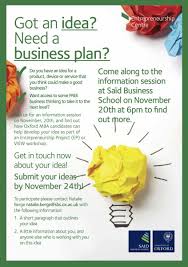 Entrepreneurship Project Ep Said Business School Entrepreneurship Business School Business Planning