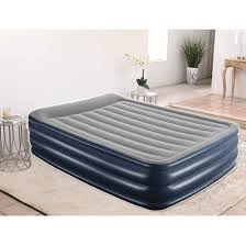 Bestway Premium Queen Air Bed Inflatable Mattress Built In Pump Camping Sleeping Mats Indoor Home Air Bed Mattress Home