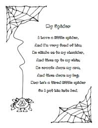My Spider Poem Pdf Google Drive Halloween Preschool Halloween Poems For Kids Halloween Kindergarten