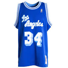 When the lakers arrived in los angeles in 1960, they debuted in their new city wearing these uniforms. Mitchell And Ness Nba Swingman Jersey La Lakers S O Neal 34 Royal Blue Bei Kickz Com