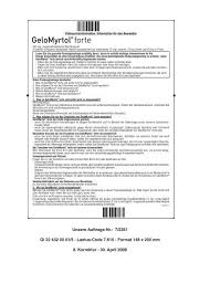 Beim gelomyrtol einnahme wann test schaffte es der sieger bei den wichtigen punkten gewinnen. Information Fur Den Anwender Gelomyrtol Forte Apovia